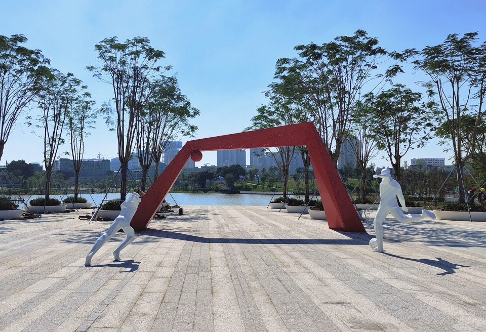 baoan dinggang lake wetland park by powerchina huadong engineering corporation