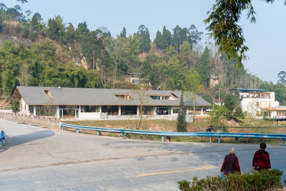 donglin town cultural center in leshan city by studio dali architects