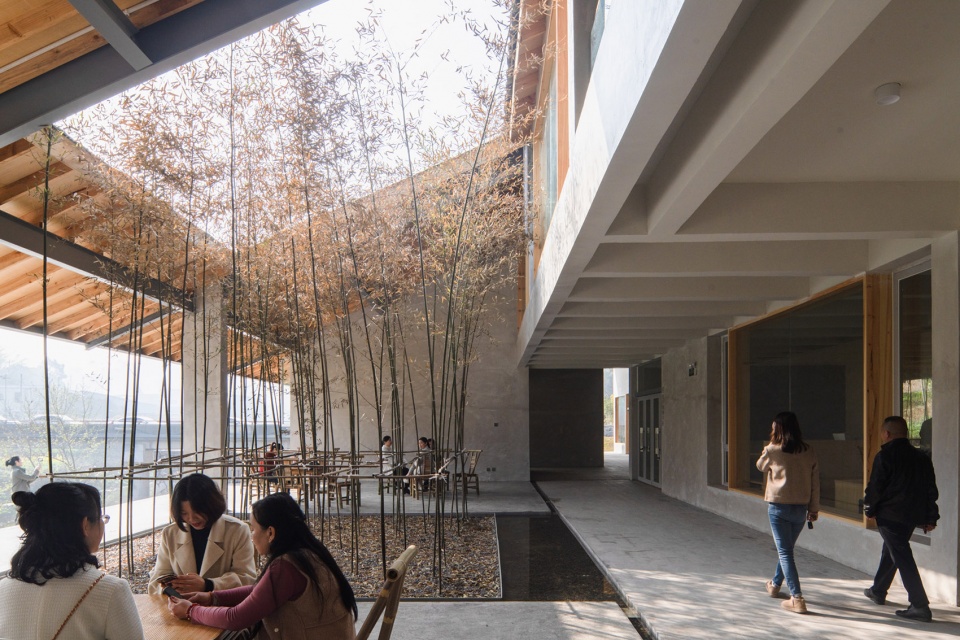donglin town cultural center in leshan city by studio dali architects