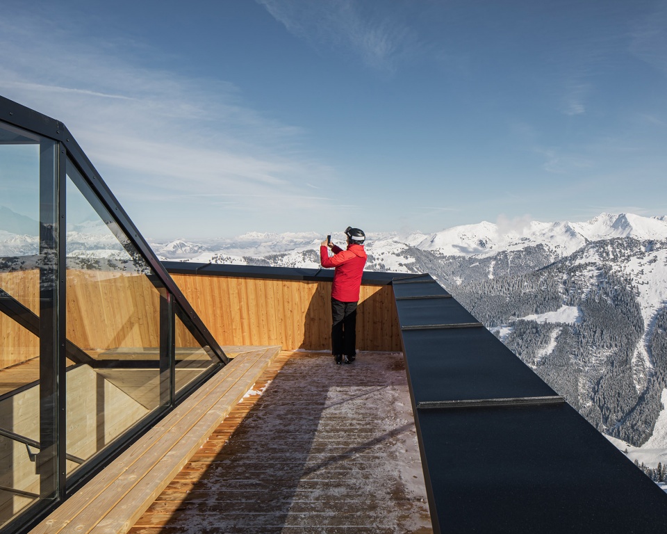 snohetta designs an alpine landmark in the tyrolean alps
