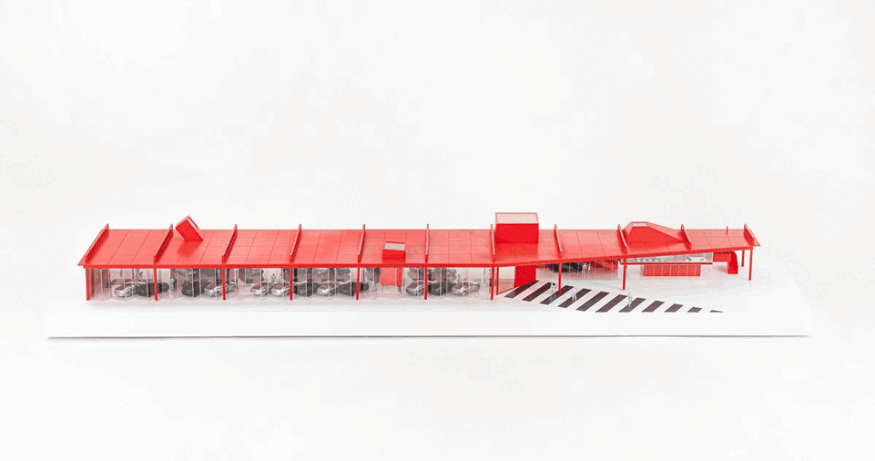 chengdu hongmeng car showroom by clou