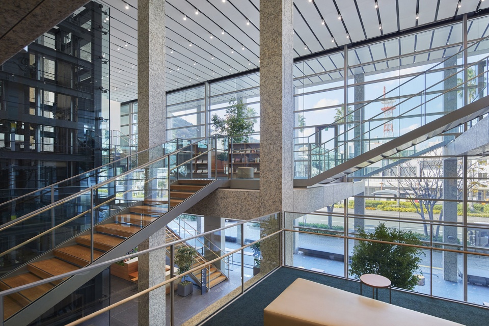 Awa Bank Head Office Sales Department Building by Nikken Sekkei Ltd