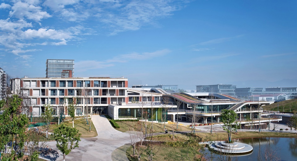 student community center at yangtze delta region institute quzhou of uestc by time space architecture studio tjad