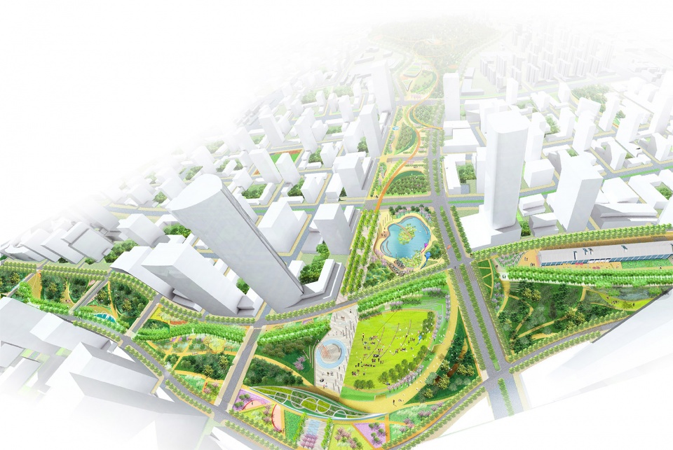 jinan ribbon park by som