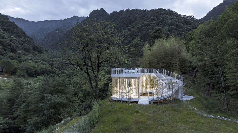 qinlin suji lone m hidden bookstore lone m cafe by studio qi architects