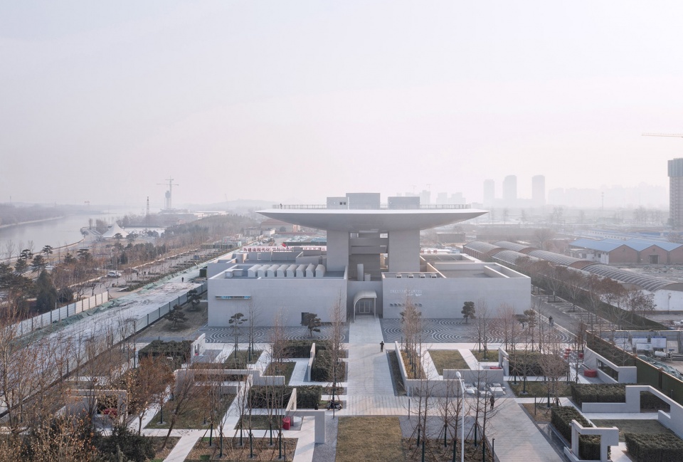 taiping river urban area exhibition centre in shijiazhuang by azla
