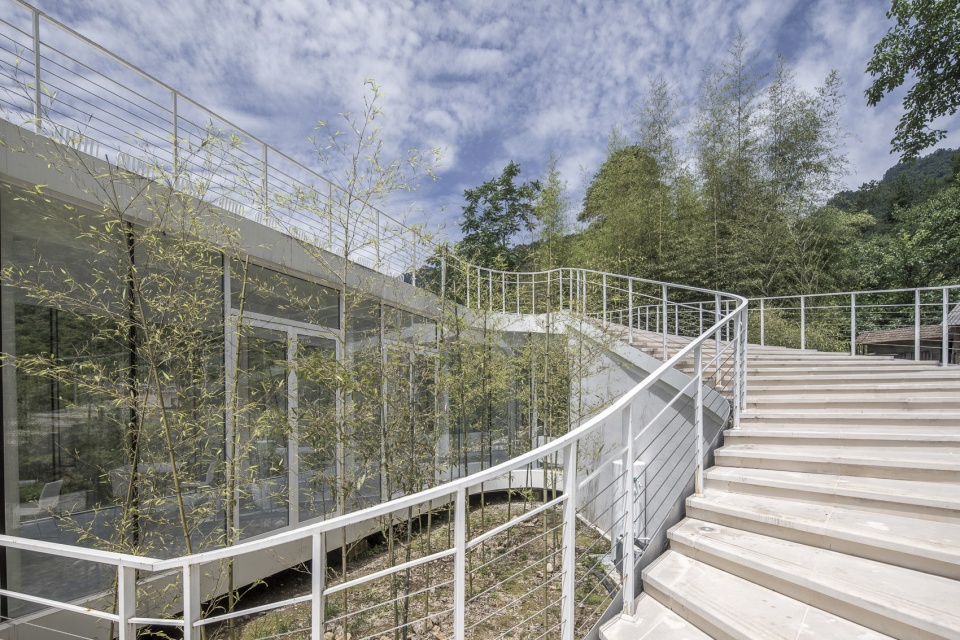 qinlin suji lone m hidden bookstore lone m cafe by studio qi architects