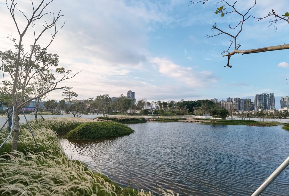 baoan dinggang lake wetland park by powerchina huadong engineering corporation