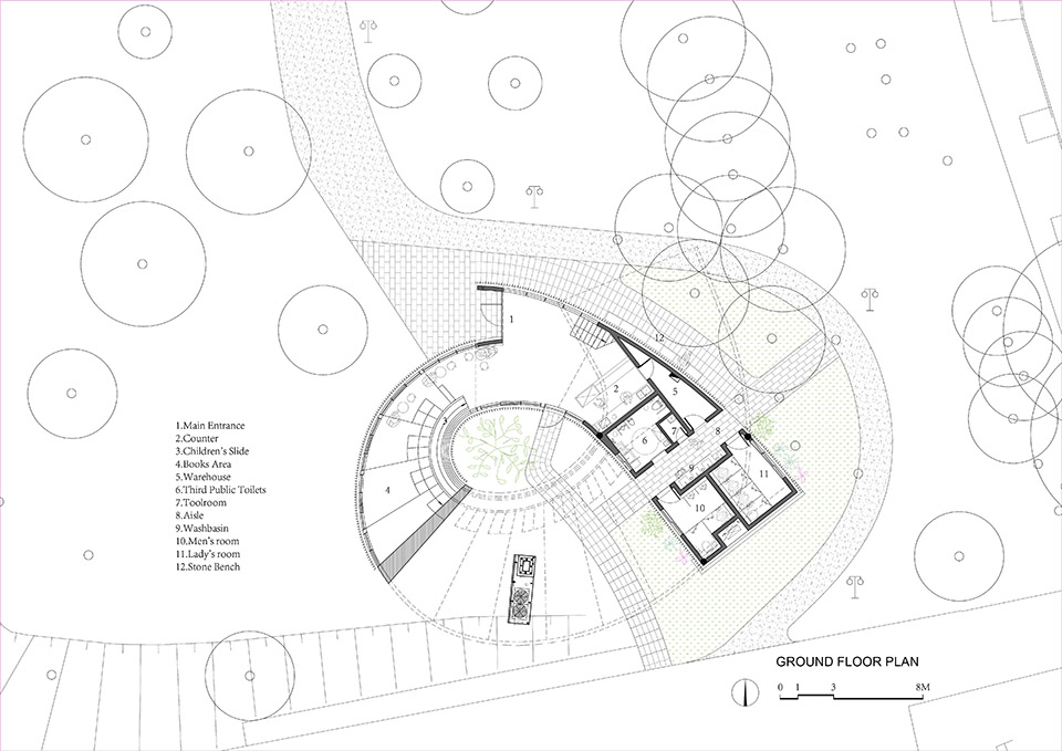 Serpentine Bookhouse China by ATELIER XI