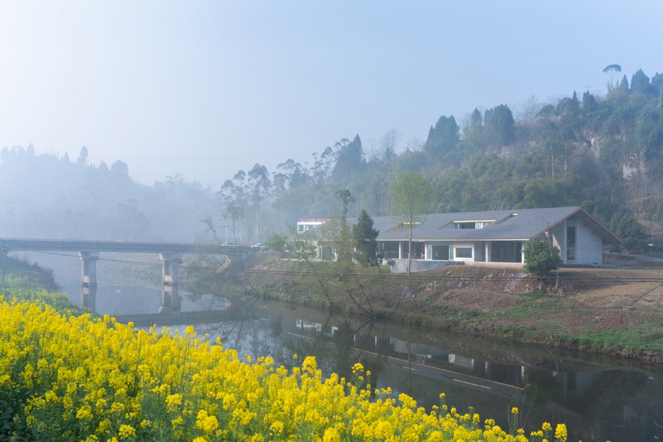 donglin town cultural center in leshan city by studio dali architects
