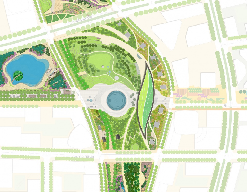 jinan ribbon park by som
