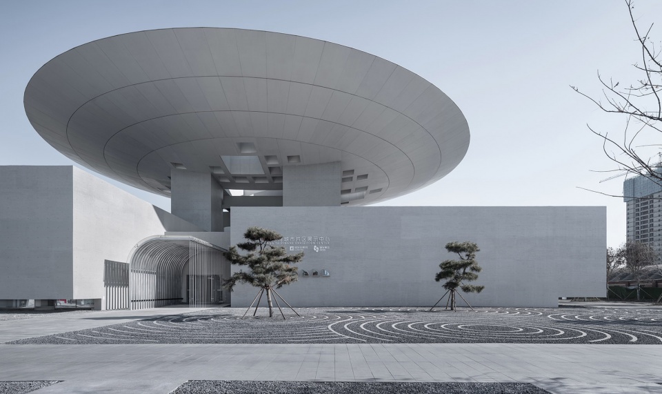 taiping river urban area exhibition centre in shijiazhuang by azla