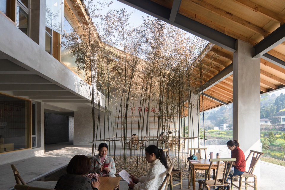 donglin town cultural center in leshan city by studio dali architects