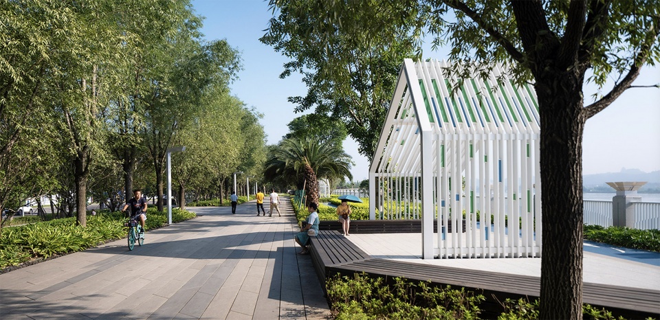 2021 asla general design award of honor suining south riverfront park by ecoland sadi