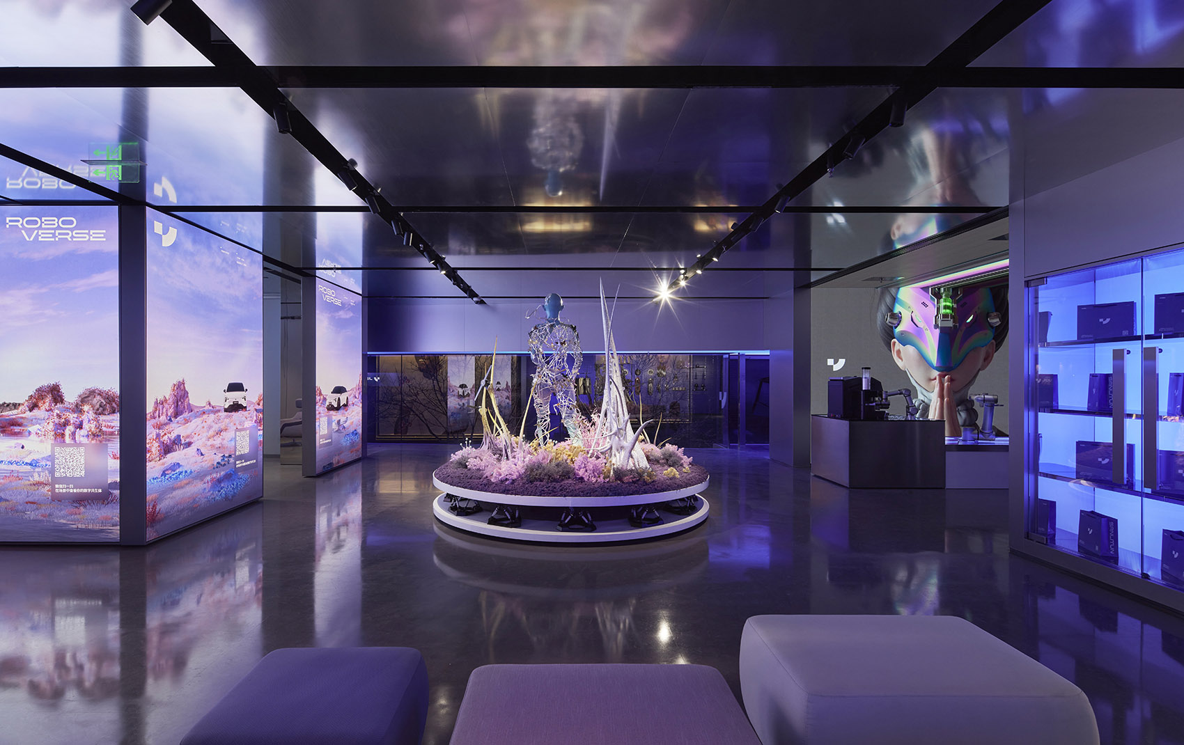 Jidu’s new experience center ROBOVERSE, Beijing by Gensler - 谷德设计网