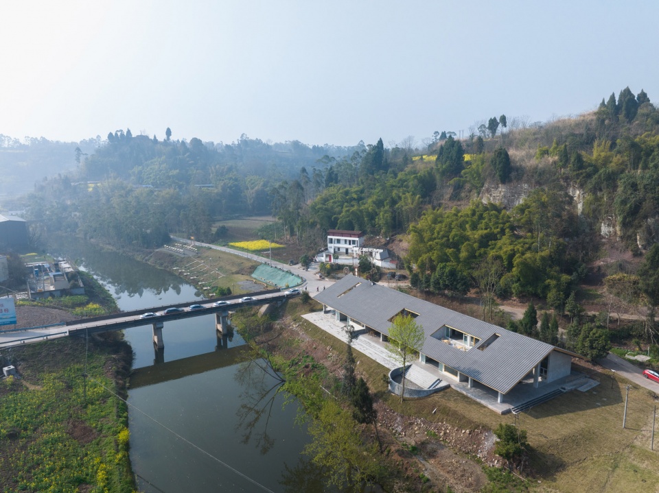 donglin town cultural center in leshan city by studio dali architects