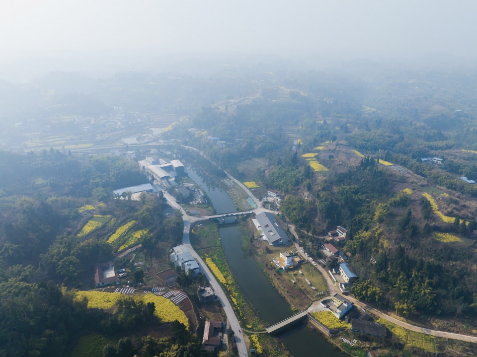 donglin town cultural center in leshan city by studio dali architects