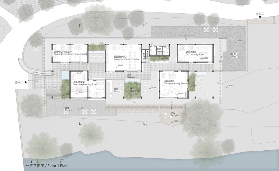 donglin town cultural center in leshan city by studio dali architects