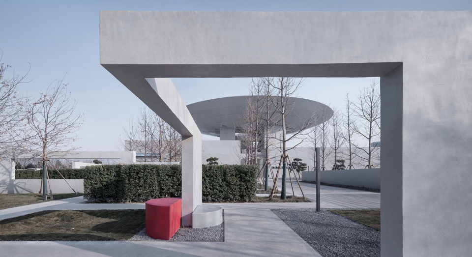 taiping river urban area exhibition centre in shijiazhuang by azla