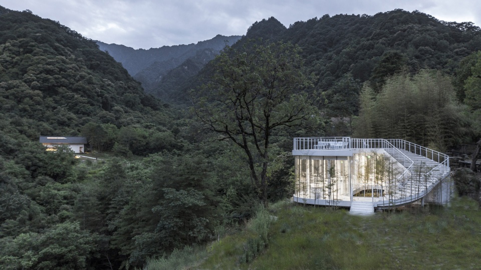 qinlin suji lone m hidden bookstore lone m cafe by studio qi architects