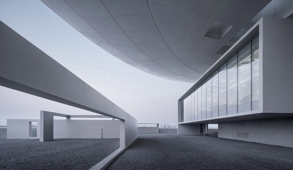 taiping river urban area exhibition centre in shijiazhuang by azla