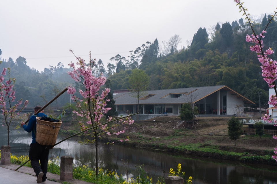 donglin town cultural center in leshan city by studio dali architects