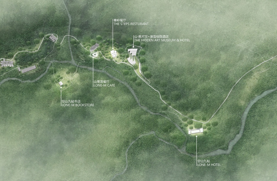qinlin suji lone m hidden bookstore lone m cafe by studio qi architects