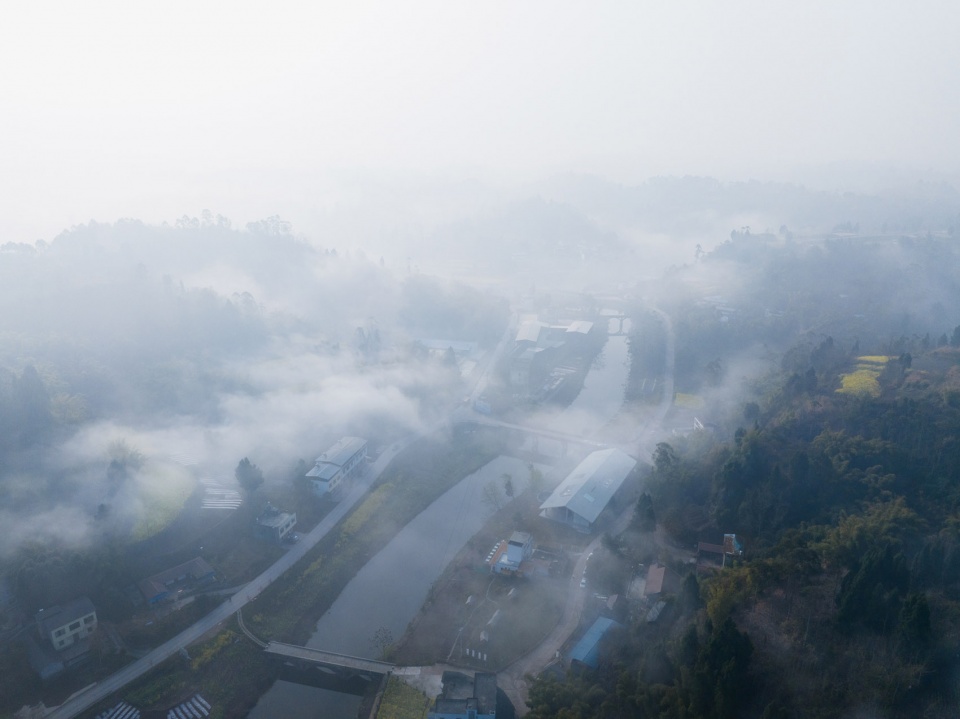 donglin town cultural center in leshan city by studio dali architects