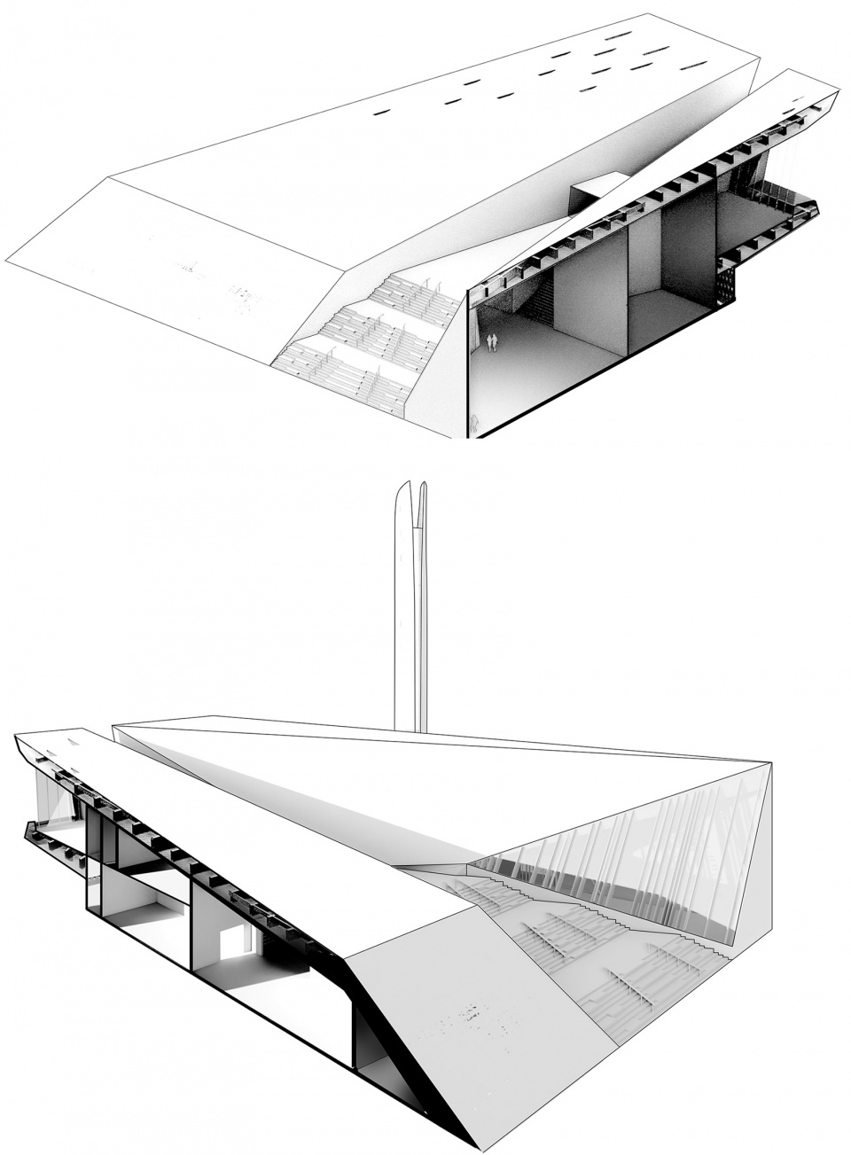yangtze river crossing campaign memorial park by atelier zhou ling