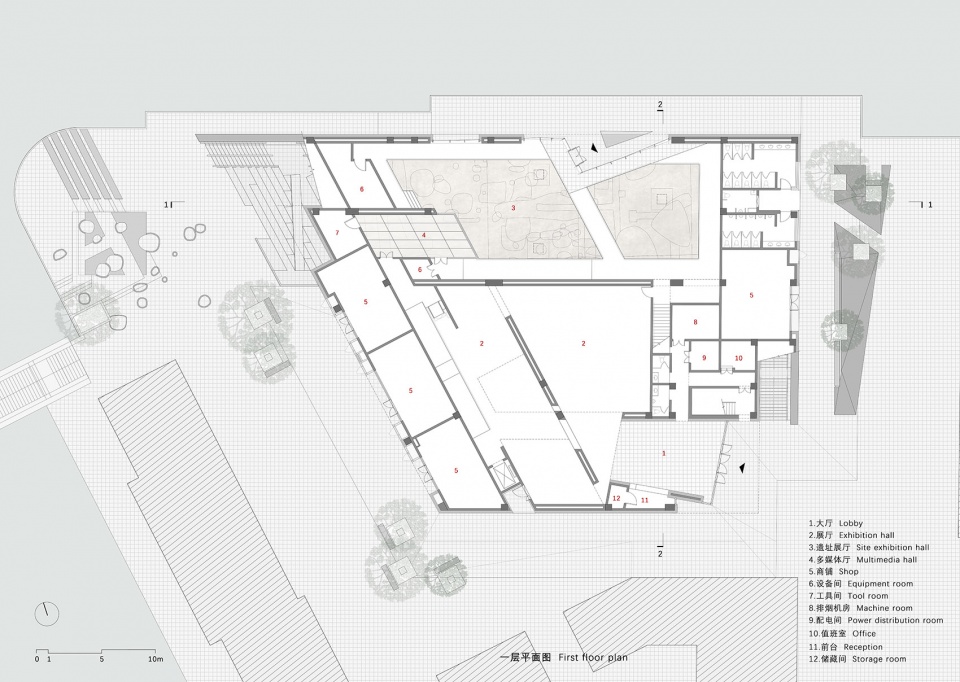 wuxi meili site museum by institute of architectural history cadg atelier diameter zsa