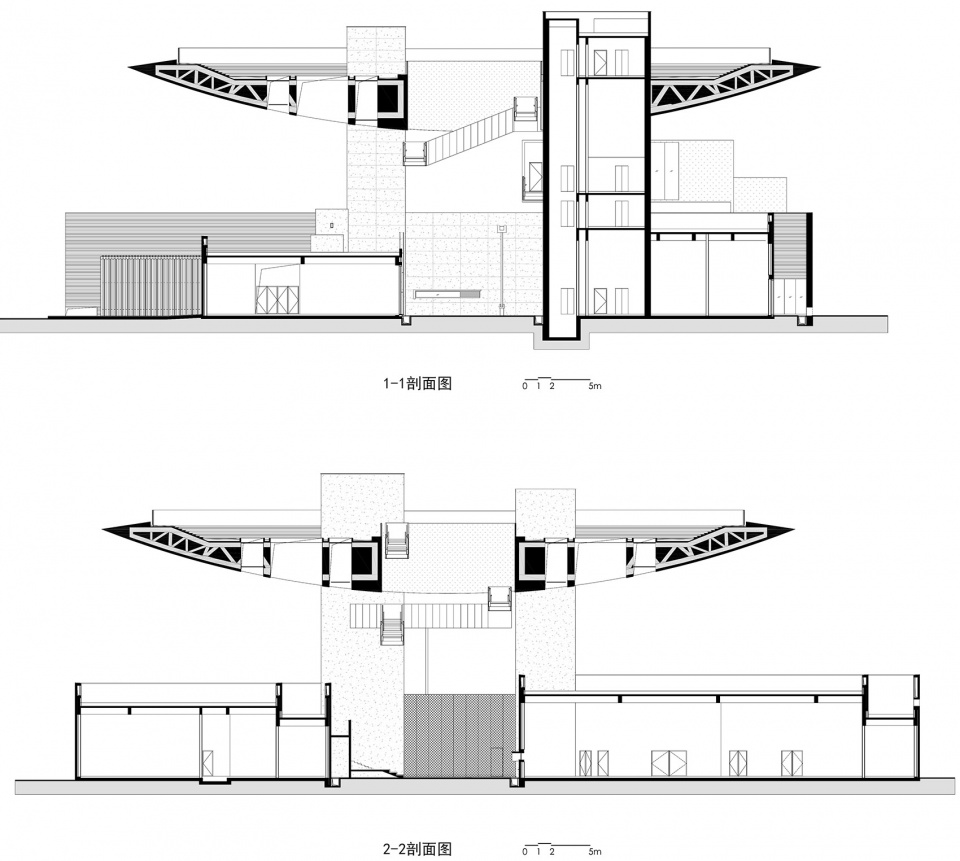taiping river urban area exhibition centre in shijiazhuang by azla