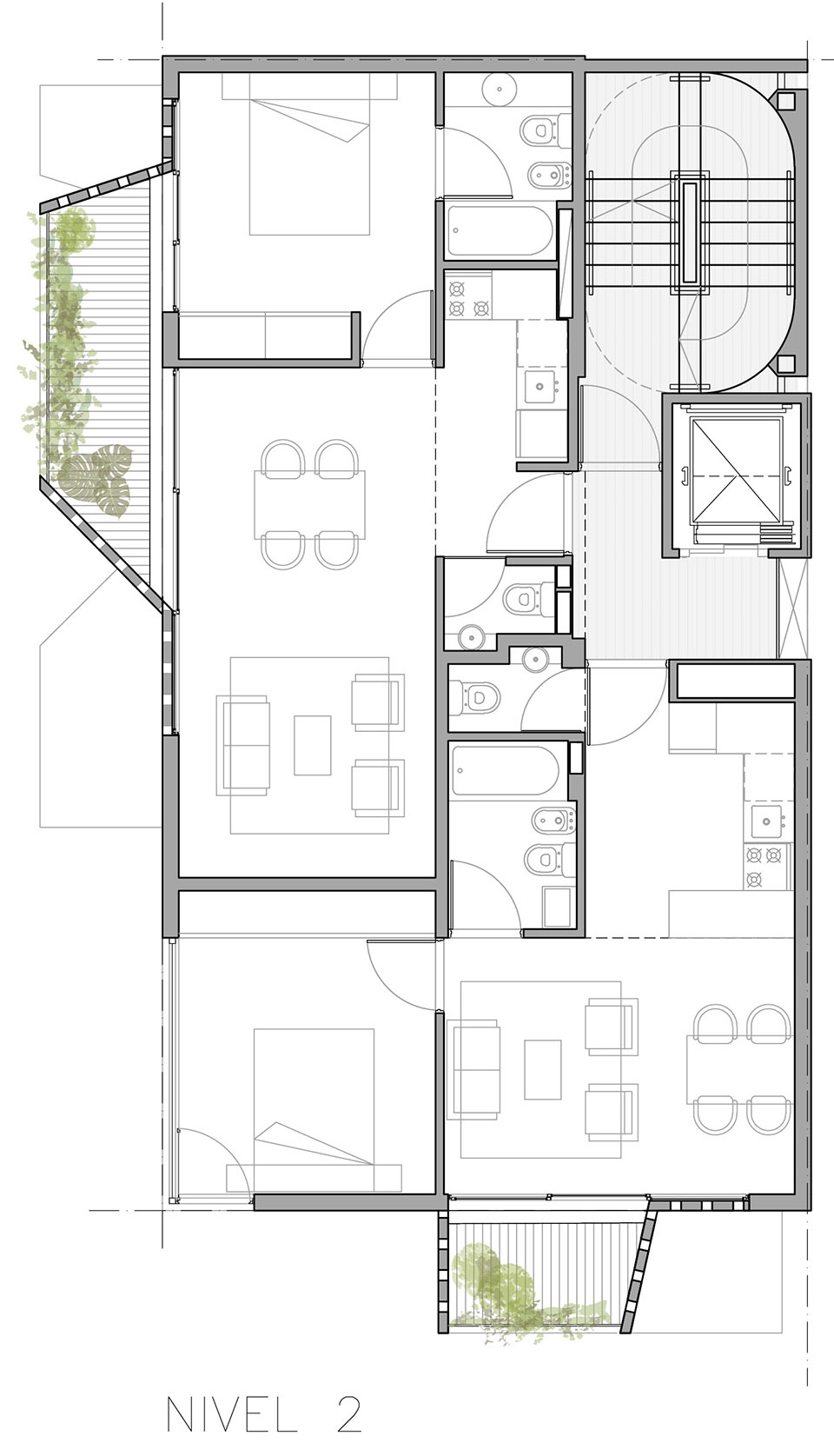 M 5606 by Arqtipo Arq Juan Pablo Negro fxz