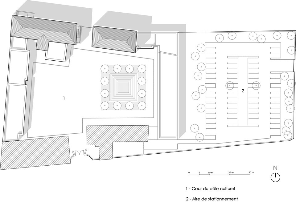 Chessy cultural centre by Opus 5 architectes