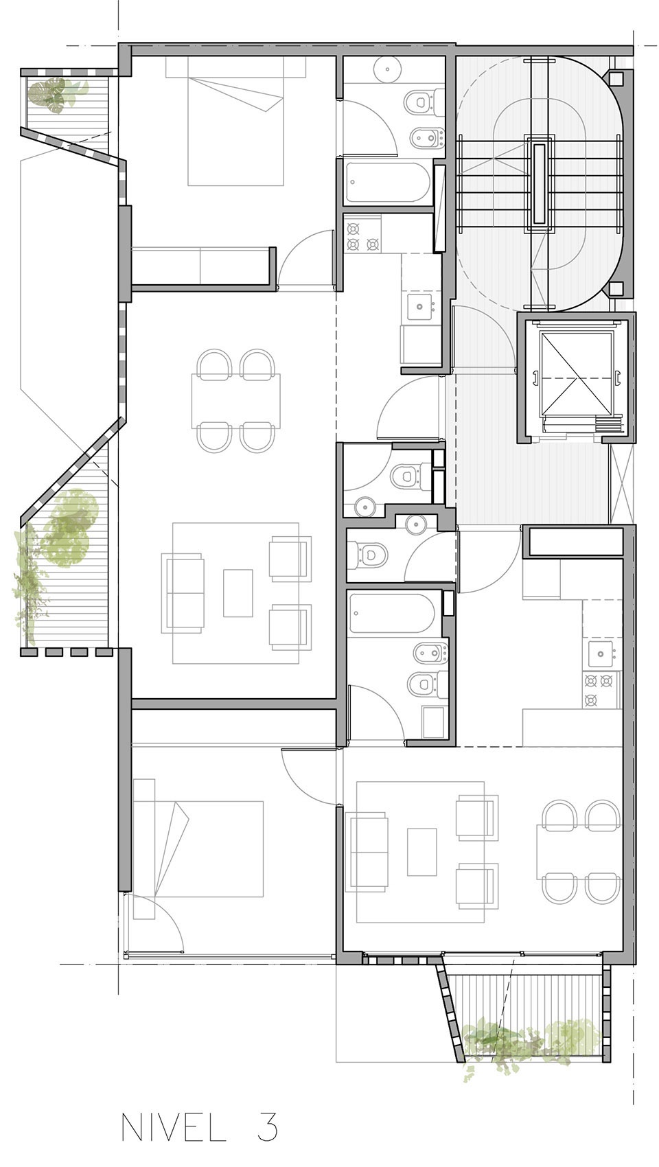 M 5606 by Arqtipo Arq Juan Pablo Negro xgl