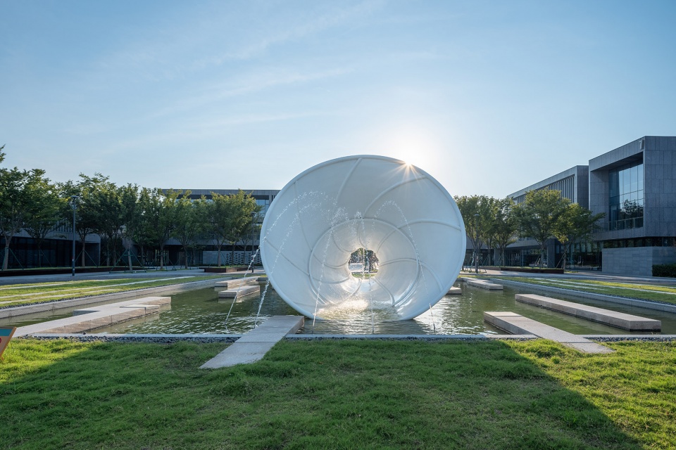 north office park of zhejiang university international campus in haining by la design