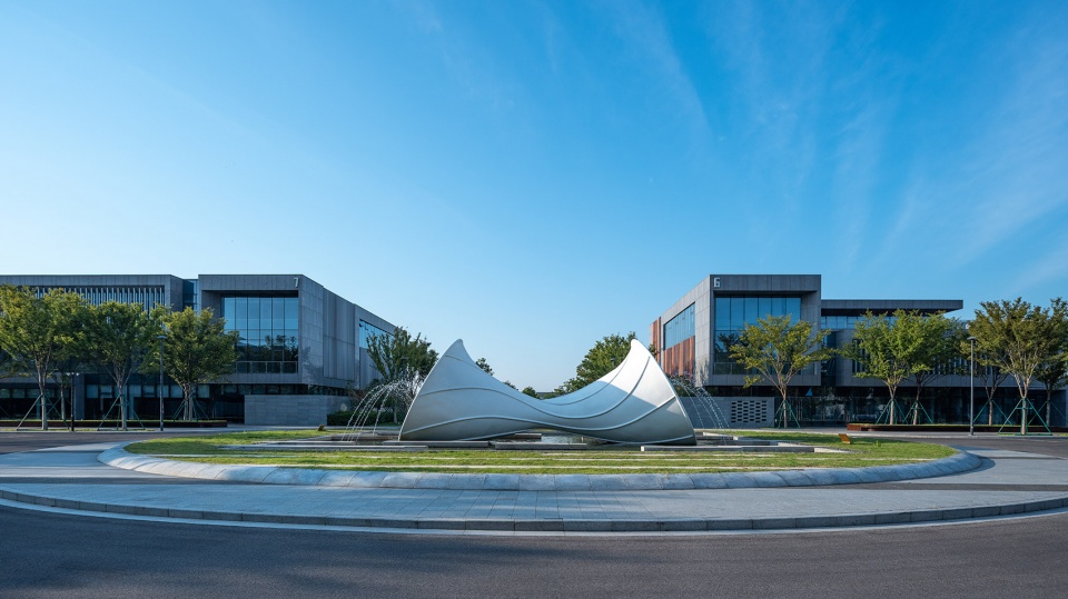 north office park of zhejiang university international campus in haining by la design