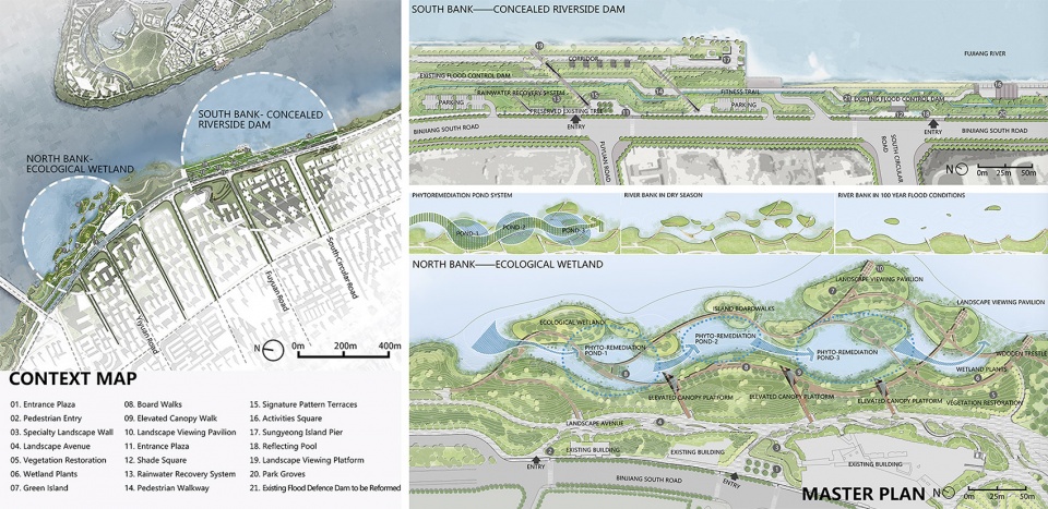 2021 asla general design award of honor suining south riverfront park by ecoland sadi