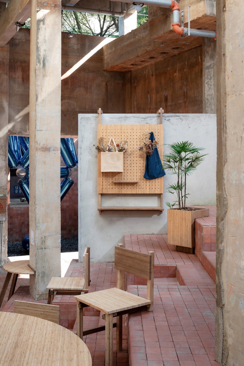 symbiotic urban furniture project by b l u e architecture studio