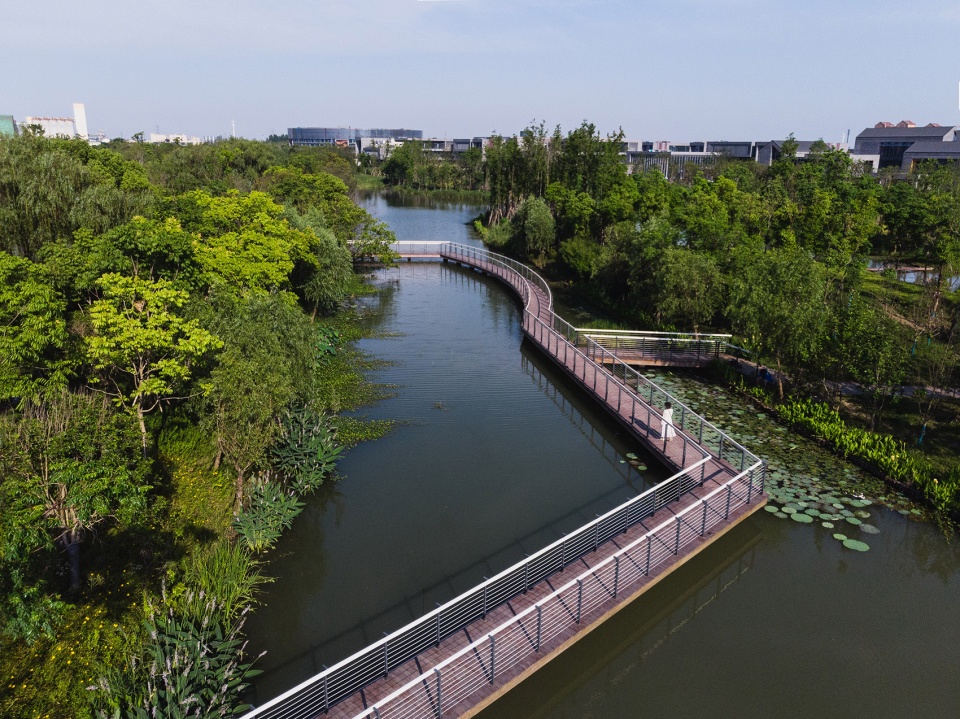 north office park of zhejiang university international campus in haining by la design
