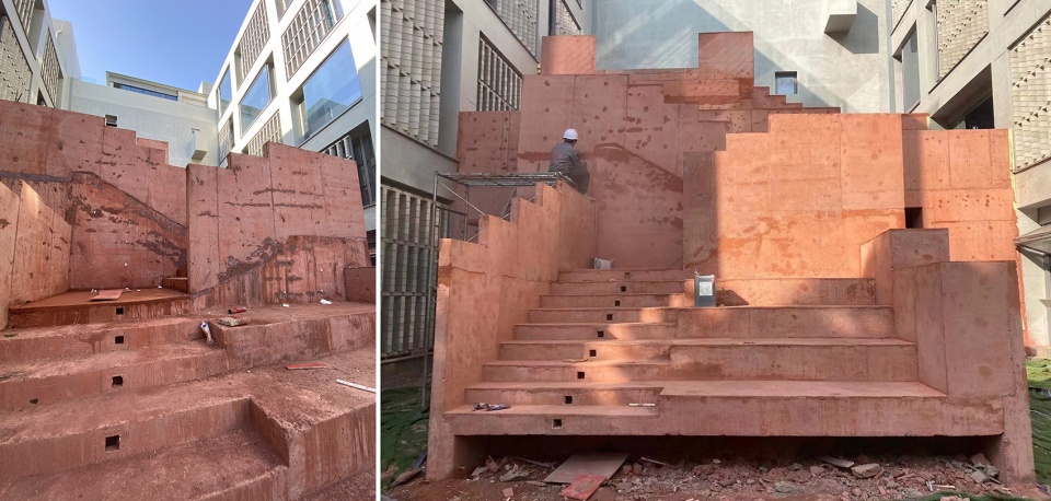 Architectural concretesuper weatherproof repair and protection process 53