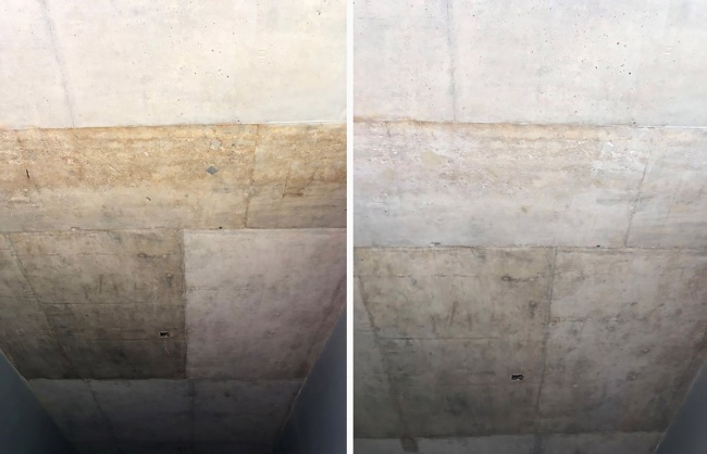 Architectural concretesuper weatherproof repair and protection process 60