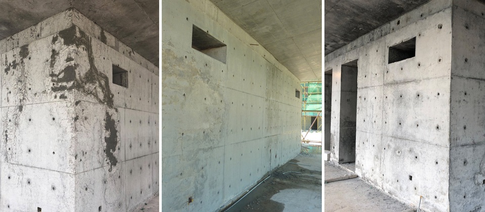 Architectural concretesuper weatherproof repair and protection process 66