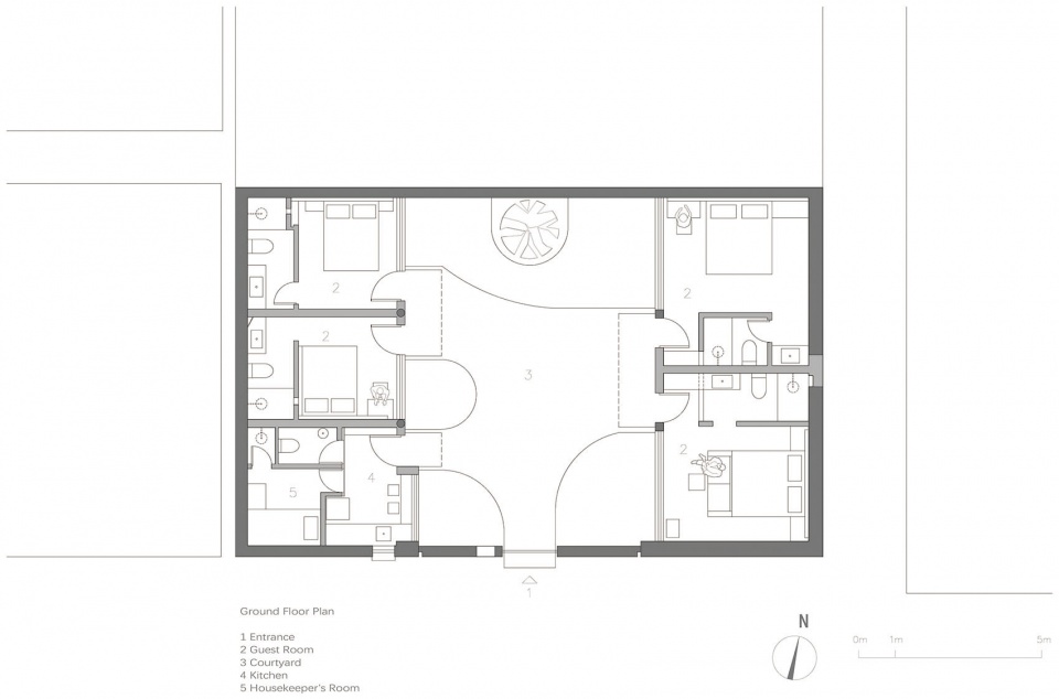 平面图, floor plan©atelier dmore
