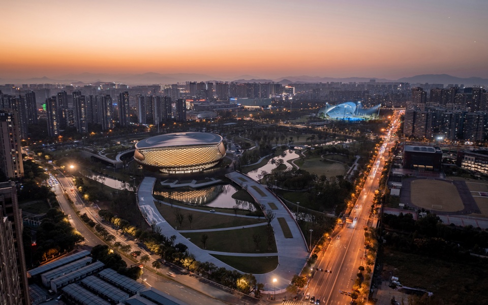 hangzhou canal asian games park by ziad archi tectonics