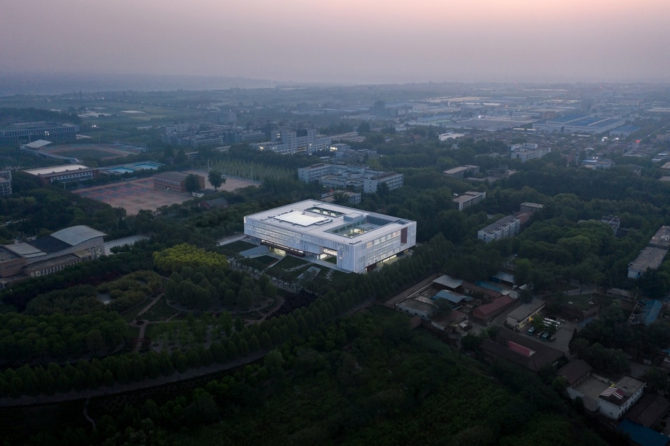 north campus librarynorthwest af university by tao zhi studio scut