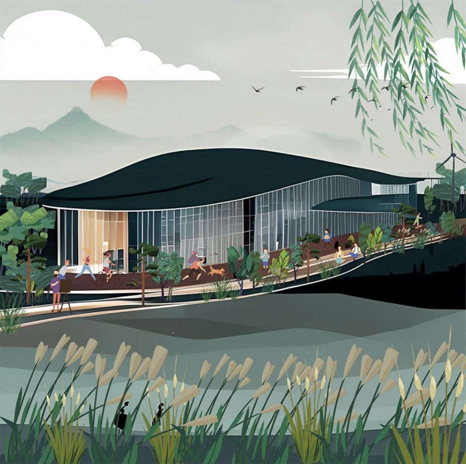 wanan shikoutang fish culture center by oumoumou studio sjtu