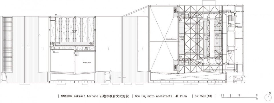 maruhonmakiart terrace by sou fujimoto architects