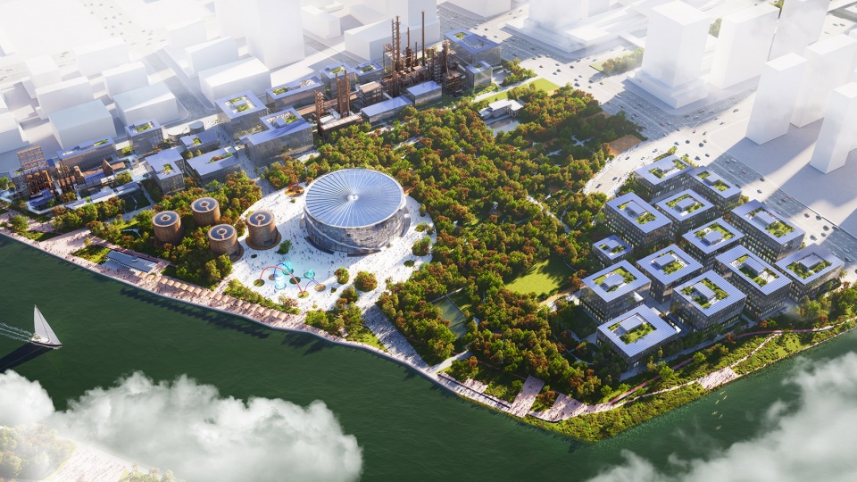 mvrdv transforms hangzhou oil refinery factory