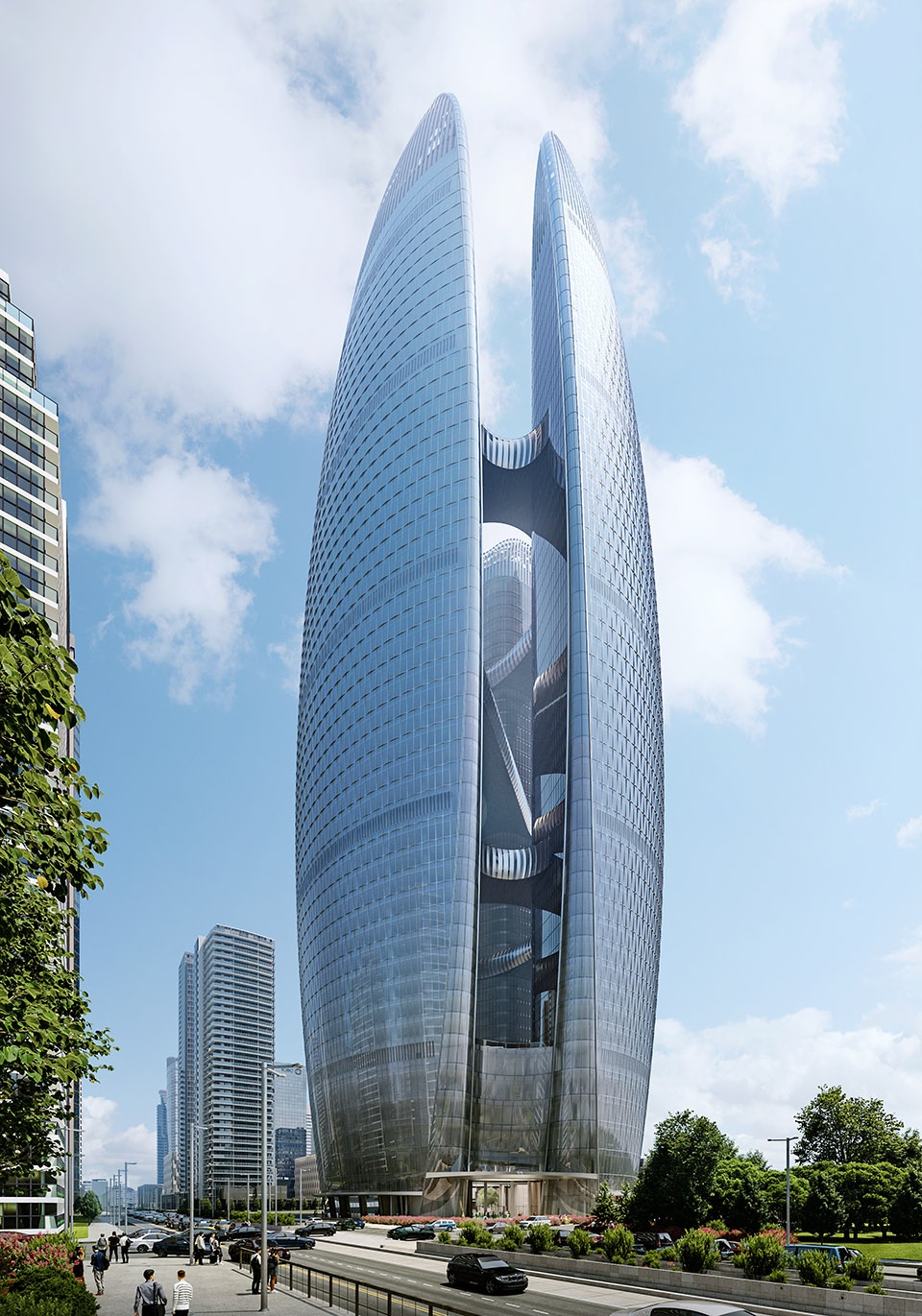Taikang Financial Centre China by Zaha Hadid Architects