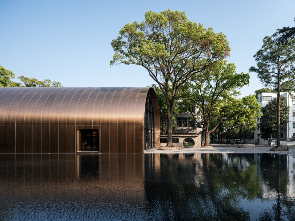 copper blockhouse by wutopia lab